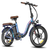 Electric Bike FAFREES F20+ Pro - Motor 250W Battery 36V22.5Ah 20 Inch wheels Wheels Mechanical Disc Brake - Dazzling Blue